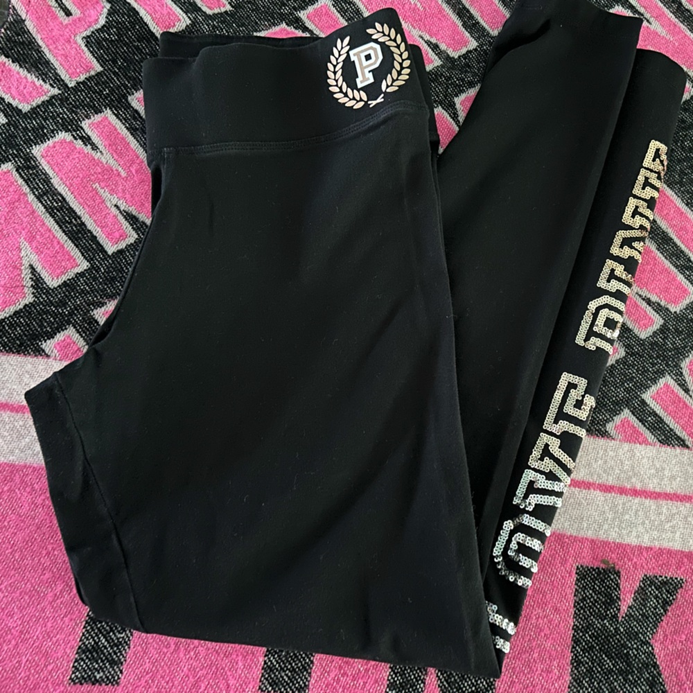 Large VS Pink yoga pants
